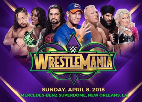 wwe wrestlemania 34 results|WrestleMania 34 results .